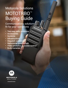 MOTOTRBO Ion Portable Smart Radio - Motorola Solutions